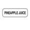 Nevs Pineapple Juice Label 1/2" x 1-1/2" DIET-111 - alternate 1